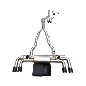 Custom Valvetronic Exhaust Muffler for BMW 540i 540 G30 G38 530i 3.0T B58 Stainless Steel Exhaust Catback <b>With</b> Remote Control - Product Image 1