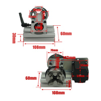 Kit CNC 4ème axe LY DIY, axe rotatif, contre-pointe avec mandrin à 4 mâchoires pour routeur CNC, graveur, fraiseuse, machine de gravure