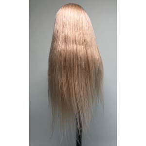 Tête de mannequin <span class=keywords><strong>professionnelle</strong></span> pour la coiffure, tête d'entraînement pour salon, tête de mannequin avec <span class=keywords><strong>cheveux</strong></span> - Product Image 5
