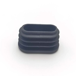 Tapones <span class=keywords><strong>de</strong></span> Plástico PE Industriales en Forma <span class=keywords><strong>de</strong></span> D para Tubos, Postes <span class=keywords><strong>de</strong></span> Cercas, Ranuras <span class=keywords><strong>de</strong></span> Estantes, Insertos Duraderos con Acabado Acanalado, Color Negro MAIGE B01 - Product Image 2