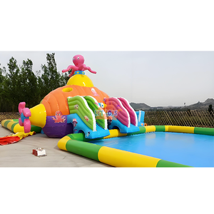 <span class=keywords><strong>Parque</strong></span> Acuático Inflable Comercial al Aire Libre con Toboganes de Agua y Equipos de Juego Acuáticos - Product Image 3