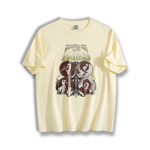 Livraison gratuite. T-shirt The Kinks Something Else Album, 220g 100% coton, streetwear décontracté, respirant, imprimé durable. - Product Image 2