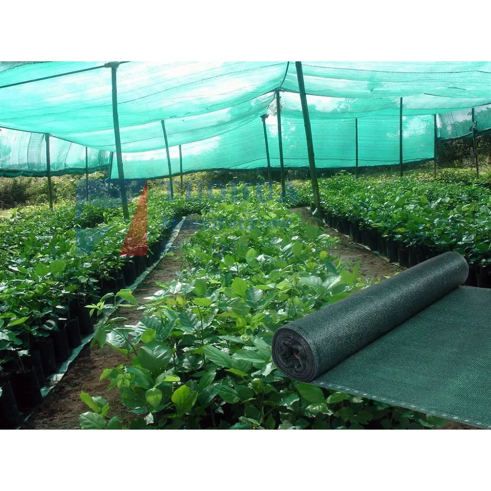 Manufacturer supply HDPE Green and black color Plastic Garden Agricultural Greenhouse Sun Shade Net
