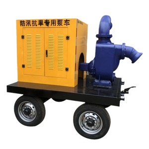 Pompe auto-amorçante pour moteur diesel, mobile, pour contrôle des inondations, drainage, eaux usées, irrigation, municipal, d'urgence, haut débit DN150 - Product Image 3