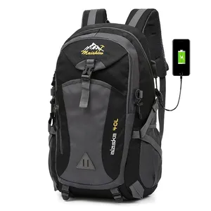 Mochila masculina à prova d'água 40L, bolsa esportiva para viagem, alpinismo, caminhadas, escalada, acampamento, mochila para homens