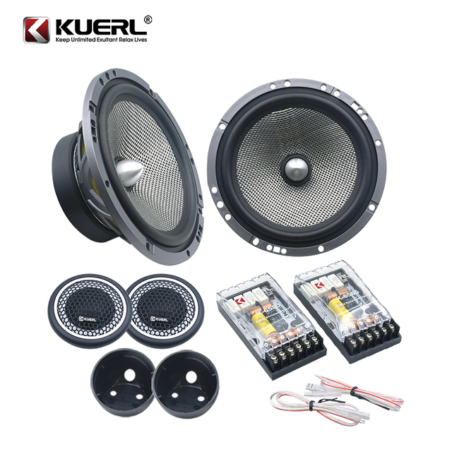 Full Range Speakers 6.5 Inch 200W 2-way Aluminum Basket Car Component Speaker