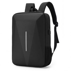 Mochila Oxford Antirrobo con Carga USB, Personalizada de Fábrica BSCI, Bolsa Impermeable de Nailon Negra para Portátiles de Negocios para Hombres - Product Image 1