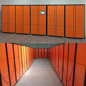 रेल स्टेशनों और हवाई अड्डों के लिए बिल और सिक्का स्वीकार करने वाले के साथ 7/24 घंटे स्वयं सेवा स्मार्ट सामान भंडारण लॉकर - Product Image 5