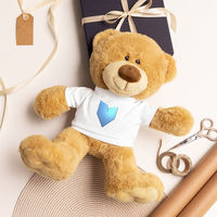Superweicher Roboter-Teddybär Anime-Plüschtiere Gewichtete Polyester-PP-Baumwollfüllung Bewegliche Ohren Rucksack-Funktion