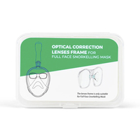 Masque à double lentille sur ordonnance avec matériau PC pour la plongée libre et les sports nautiques