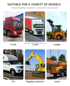 Mini Aire Acondicionado de 12 Voltios CC para Autos, Tractores, Caravanas, Enfriador de Estacionamiento de 24v, Unidad de Aire Acondicionado de 12v para Camiones Semi - Product Image 6