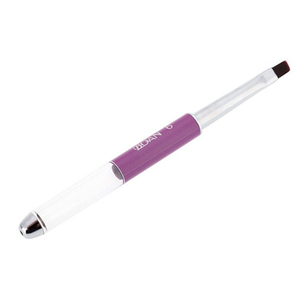 Pinceau plat de photothérapie pour nail art, en nylon, avec virole sertie, multifonctionnel, pour la peinture au gel, la manucure et la décoration des ongles en salon - Product Image 6