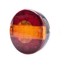 Feux arrière de remorque LED ronds 12V 180mA, feux combinés arrière de camion, feux arrière LED étanches, 3 ans, 10 jours ouvrables, bus