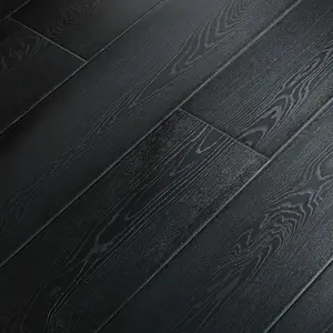 Revêtement de sol en vinyle de luxe brillant noir 7mm ixpe, nouveau design Offre Spéciale