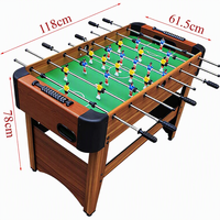 Table de baby-foot de haute qualité pour l'intérieur, multi-joueurs, pour le plaisir familial, avec cadre en bois, 8 tiges, jeu de football de table pour enfants et adultes