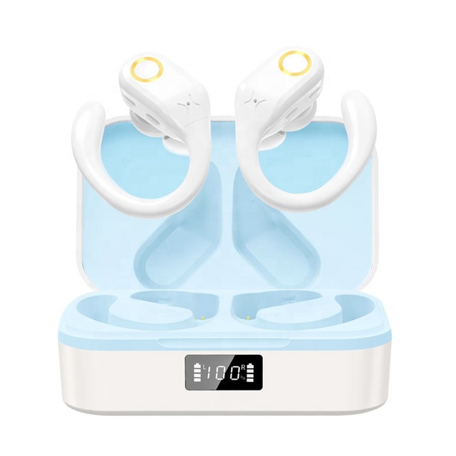 AI Translation Cross-Border Earphones J10 Open Ear Life LED Wireless Sports Earphones 4G Wi-Fi 164 Languages Support Voice Video