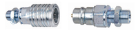 Raccord rapide hydraulique en acier au carbone ZJ-YCT, type push-pull, à double coupure, pour équipements de construction et forestiers