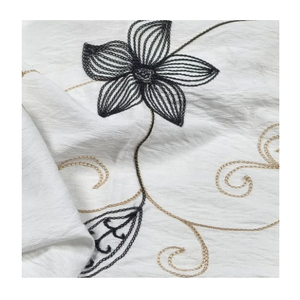 Telas Bordadas Schiffli 100% Algodón, Tela de Algodón Suave con Bordado Inglés 3D para Vestidos de Mujer y Vestidos de Noche - Product Image 5