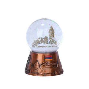ลูกบอลคริสตัลพร้อมหอคอยหิมะอาราเมเนียโบราณเป็นของขวัญลูกบอลน้ำ - Product Image 1