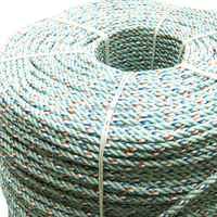Cordage d'amarrage et de remorquage en polyester de qualité marine, léger, moderne, haute résistance, bobine de 500 m, pour bateaux et navires, en nylon PP