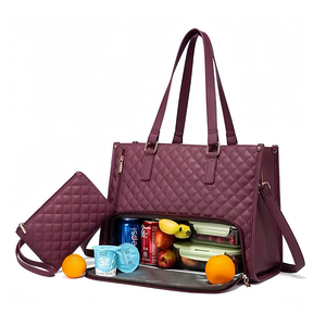 <span class=keywords><strong>Sac</strong></span> pour ordinateur portable de 15,6 pouces, <span class=keywords><strong>sac</strong></span> <span class=keywords><strong>isotherme</strong></span> pour <span class=keywords><strong>femme</strong></span> avec compartiment <span class=keywords><strong>isotherme</strong></span> pour le déjeuner - Product Image 4