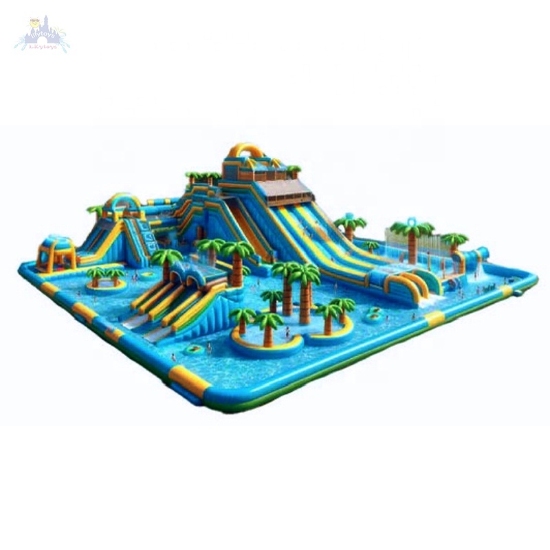 Factory Inflatable Land Water Park Inflatable