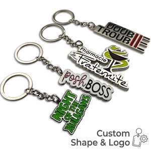 Custom 2D 3D Hard Soft Enamel Keychain Wholesale Logo Key Ring Zinc Alloy Metal Souvenir Gift