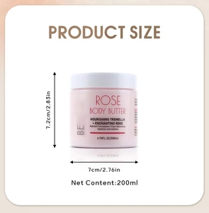 Manteca Corporal Orgánica RTS al por Mayor, 200 ml, Limpieza Profunda, Hidratante, Ingredientes Naturales Suaves, Loción Corporal, Crema Hidratante, Crema de Baño - Product Image 3