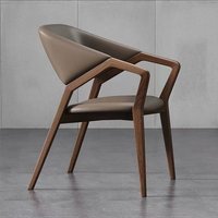 La nouvelle table à manger en bois massif, les chaises de salle à manger et les chaises de bureau conviennent aux salons, aux salles d'étude et aux salles de conférence