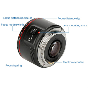 Objectif à grande ouverture 50mm F1.8II pour appareil photo reflex numérique Canon/<span class=keywords><strong>Nikon</strong></span> EOS <span class=keywords><strong>60D</strong></span> 70D 5D2 pour appareil photo reflex numérique Yongnuo - Product Image 4