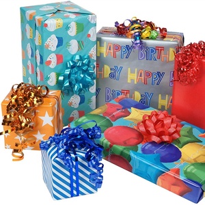 Tự Làm Gói Bao Bì Giấy Tùy Chỉnh Vàng Mô Hình Lá In Trắng Quà Tặng Giấy Gói Giấy Cho Hộp - Product Image 6