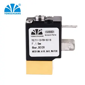 Yongchuang YCLT11 High Precision Gas Proportional Modulation Air Water Gas Flow Control Solenoid Valve 12v 24V