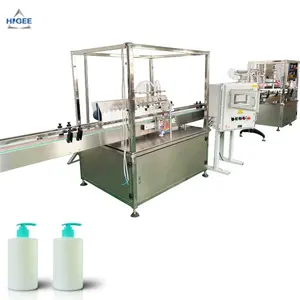 Explosion proof hand soap liquid filling capping machine foaming hand sanitizer gel filling machine