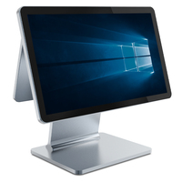 Terminal de paiement tactile pour restaurant POFX 15,6 pouces en alliage d'aluminium, caisse enregistreuse POS, système de point de vente tout-en-un, système POS Windows