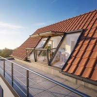 Ventana de Techo Moderna para Ático con Aislamiento Térmico y Marco de Aluminio para Dormitorio, Villa y Edificio Residencial