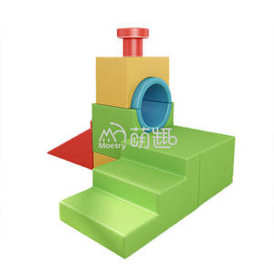 Moetry Train en forme de bébé coloré blocs de mousse enfant en bas âge intérieur extérieur doux ensembles de jeu préscolaire garderie Softplay équipement pour enfant - Product Image 5