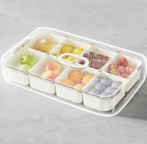 Nouveau lot de 24 boîtes de rangement hermétiques en plastique PP injecté, à 4-8 compartiments, pour épices et aliments, idéales pour le réfrigérateur - Product Image 6