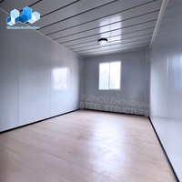 Maison Conteneur Préfabriquée Zhongnan Détachable et Personnalisable, Bureau Mobile, Bar, Modulaire de Luxe avec Cloison Vitrée, Mini-Maison Préfabriquée