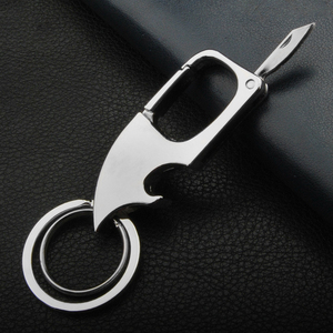 Quantité minimale de commande logo personnalisé porte-clés en métal multi-fonction fidget spinner décapsuleur laser lettrage voiture porte-clés penders cadeau en gros - Product Image 4