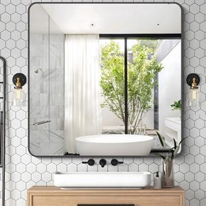Hot-selling Self-adhesive Bathroom <b>Mirror</b> Wall-mounted Non-punching Style Suitable for Washstand and Makeup Tasks - Product Image 2