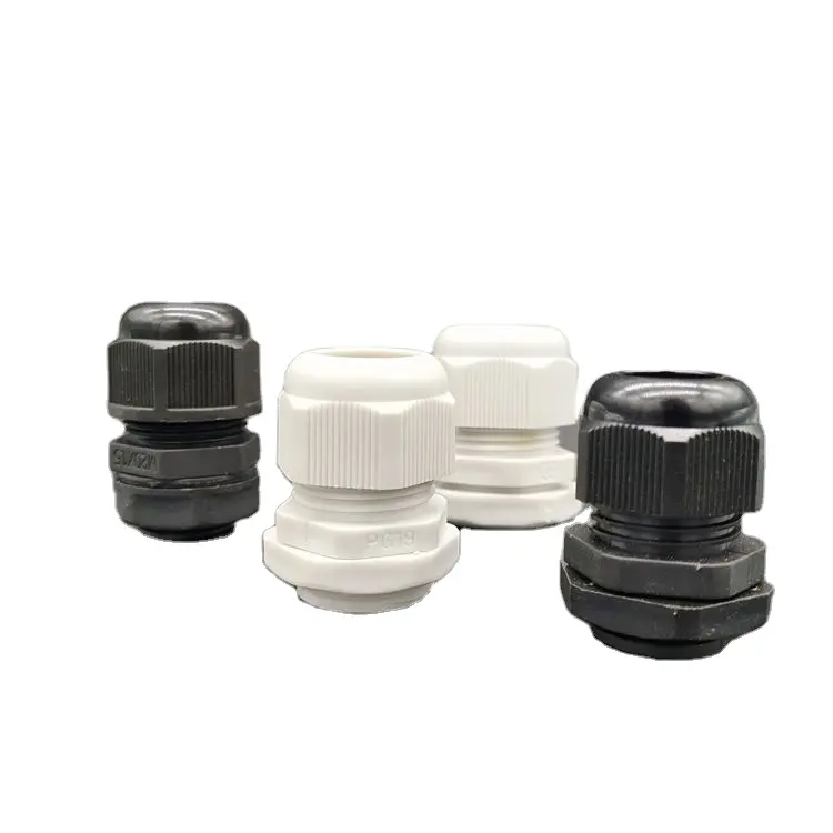 Factory Supply Attractive Price Plastic Waterproof White Nylon Cable Multi Hole Glands