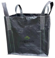 1000kg sac Jumbo PP tissé sac à bandoulière pour ciment et matériaux en vrac avec becs facile à manipuler modèle d'emballage de riz aux fruits plaine