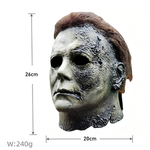 <span class=keywords><strong>Masque</strong></span> Michael Myers pour Halloween, <span class=keywords><strong>masque</strong></span> d'horreur pour fête costumée, <span class=keywords><strong>masque</strong></span> effrayant sur le thème du film d'horreur d'Halloween, costume <span class=keywords><strong>de</strong></span> cosplay effrayant - Product Image 5