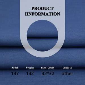 Tela antiestática de viscosa 80% poliéster 20% de alta calidad, tela de sarga para hombre, tela Toyobo TR para trajes de ropa - Product Image 2