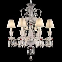 Lustre français de luxe en cristal décoration éclairage villa hôtel banquet mariage éclairage grand lustre