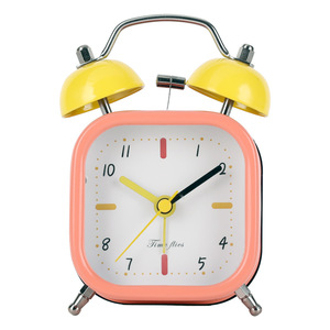 Nuovo potente orologio in metallo per studenti creativo cartone animato squillo <span class=keywords><strong>sveglia</strong></span> al quarzo orologio da scrivania per comodino camera da letto dormitorio - Product Image 2