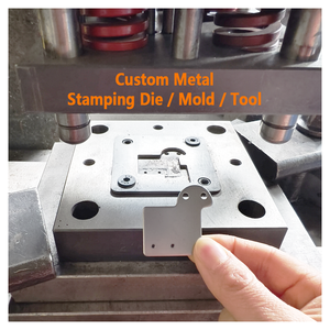 Matrice de découpe et d'estampage métallique de précision sur mesure pour motifs de cartes, outil de découpe OEM/ODM, matrice progressive pour le formage et <span class=keywords><strong>la</strong></span> fabrication de tôles. - Product Image 4