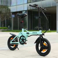 Vélo électrique ESKUTE F100, vente directe d'usine, livraison directe, vélo électrique de petite taille de 14 pouces, conduite à chaud