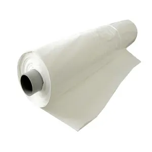 Factory direct ldpe film 0255mm thickness white color machine shirk shrink wrap for roofing disaster restoration and hurricane