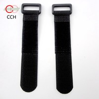 Crochet et boucle fabrique du ruban de fixation en nylon sangle de boucle de cerceau réglable pour la gestion des câbles